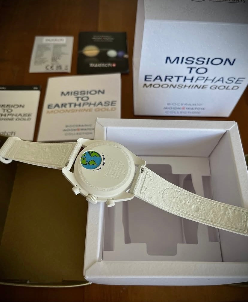 Omega x Swatch MOONSHINE GOLD BIANCO