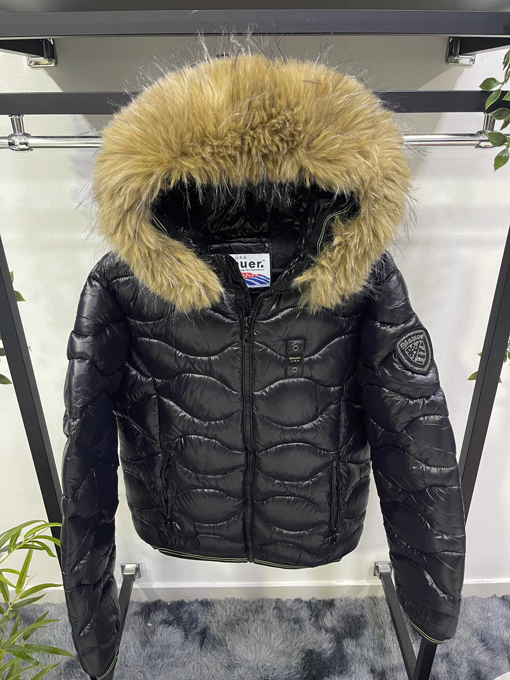 Giubbino blauer donna con pelliccia
