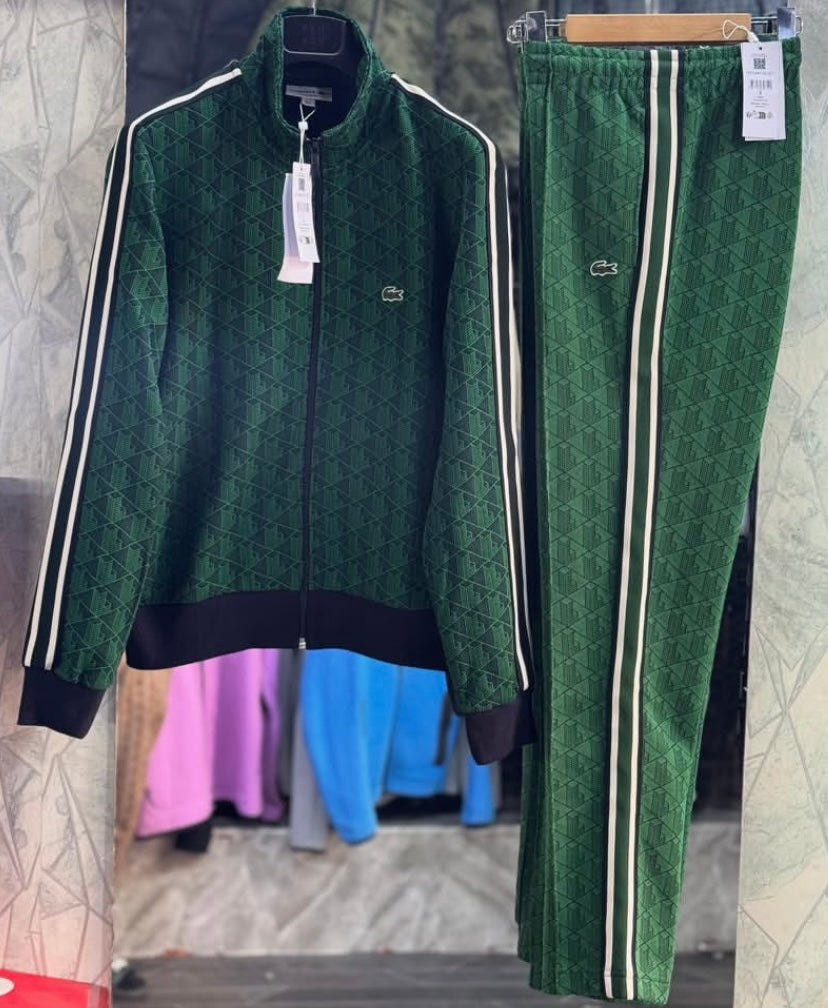 Tuta lacoste monogram (verde)