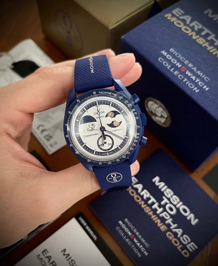 Omega x swatch MOONSHINE GOLD BLU