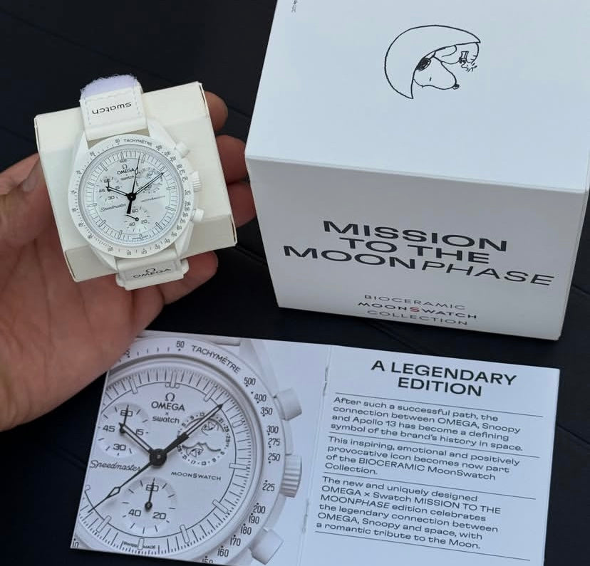 Omega X Swatch (snoopy bianco)