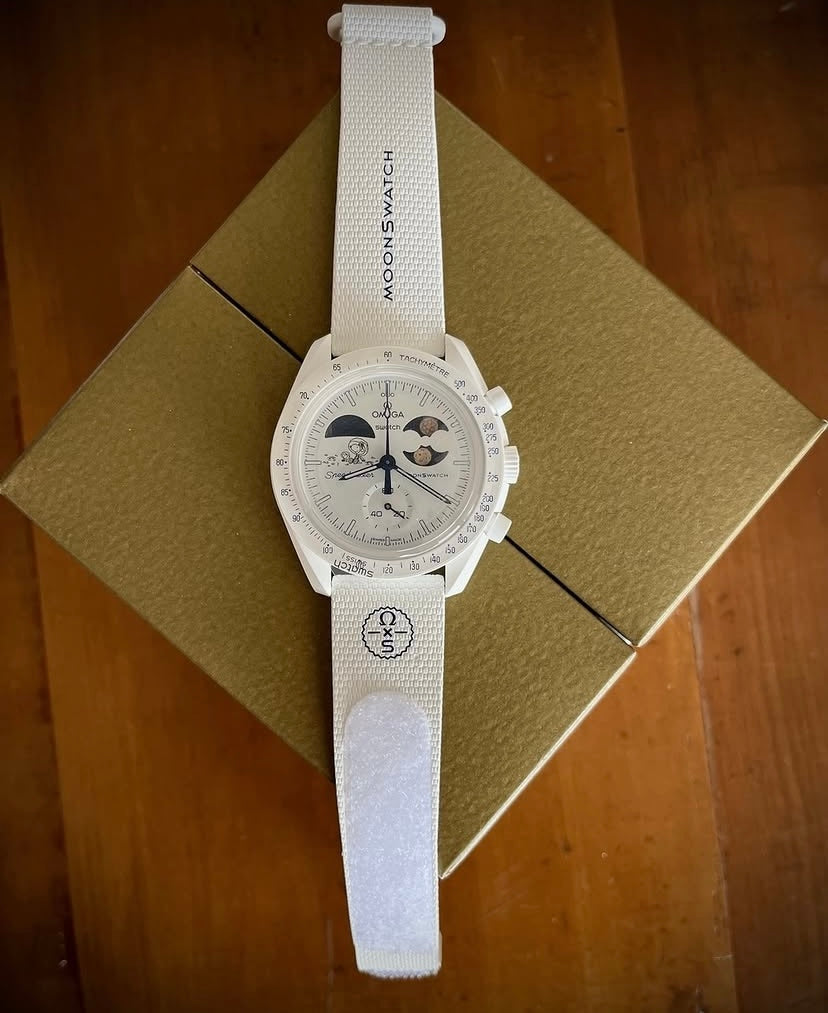 Omega x Swatch MOONSHINE GOLD BIANCO